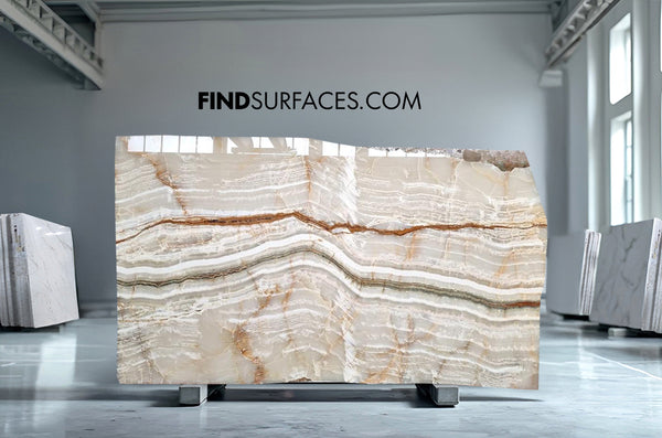 Ivory Onyx Slabs - FS13087617 - 2360 x 1380 x 20 mm