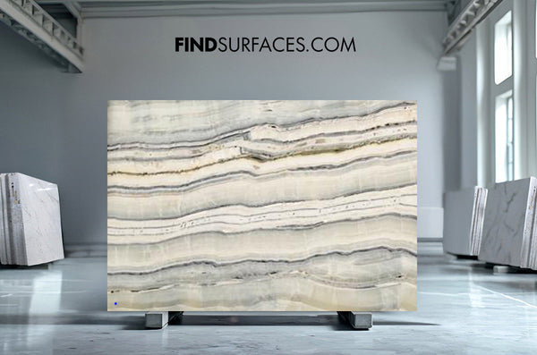 Ivory Onyx Slabs - FS64607186 - 3360 x 1580 x 20 mm