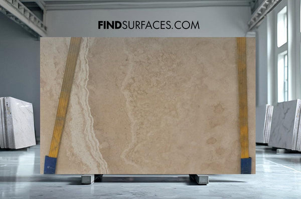 Ivory Travertine Slabs - FS60435954 - 2570 x 1770 x 30 mm