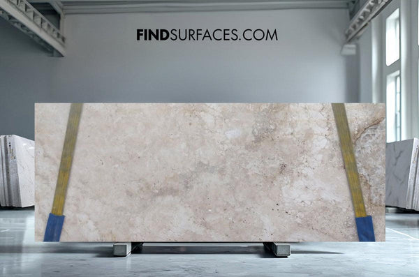 Ivory Travertine Slabs - FS78564552 - 1300 x 1300 x 72 mm