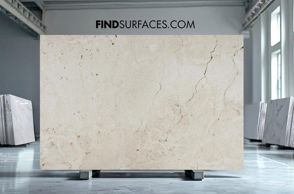 Ivory Travertine Slabs - FS79105710 - 2200 x 1260 x 20 mm