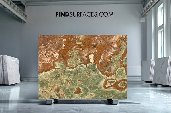 Jade Green Onyx Slabs - FS25188903 - 2400 x 1450 x 20 mm