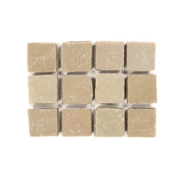 Light Brown Sandstone Cobble Stones - Riven