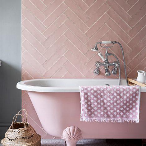 Maltby Ceramic Tiles - Pink