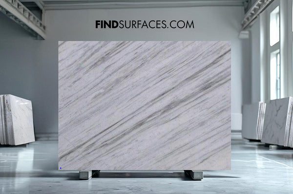 Modern White Marble Slabs - FSHC09580 - 2750 x 1830 x 30 mm