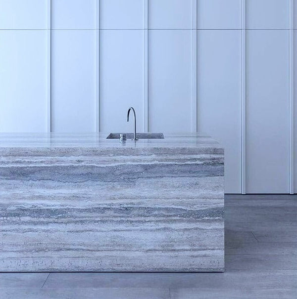 Ocean Travertine Slabs - FS86155273 - 3000 x 1500 x 20 mm