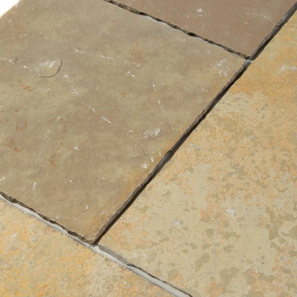 Olive Beige Limestone Tiles - Riven