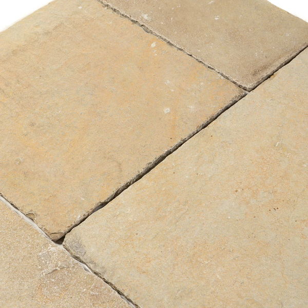 Olive Beige Limestone Tiles - Tumbled