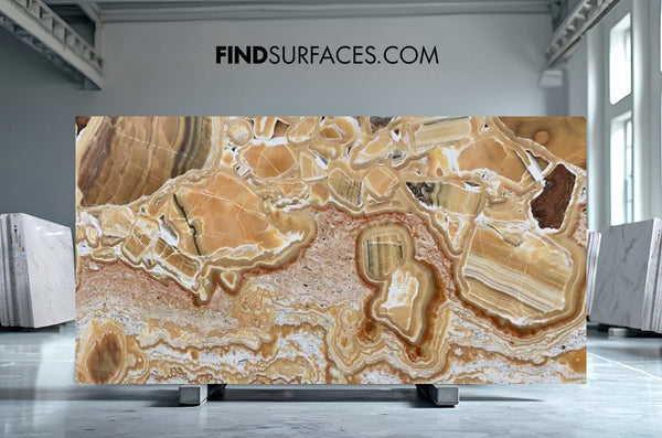 Orange Onyx Slabs - FS25682870 - 2860 x 1620 x 20 mm