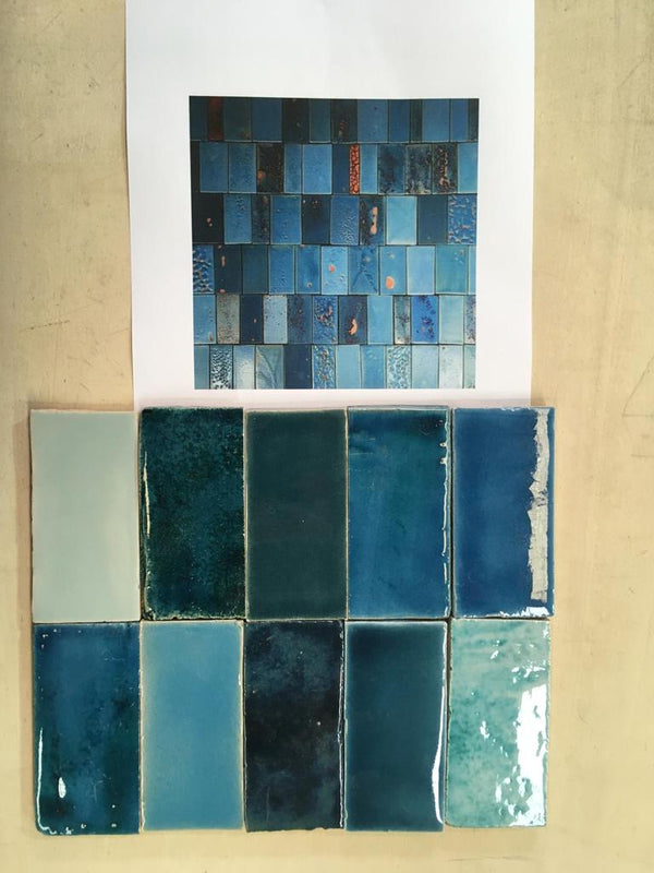 Oxido Terracotta Rectangle Tiles - 002 - Glossy Translucent