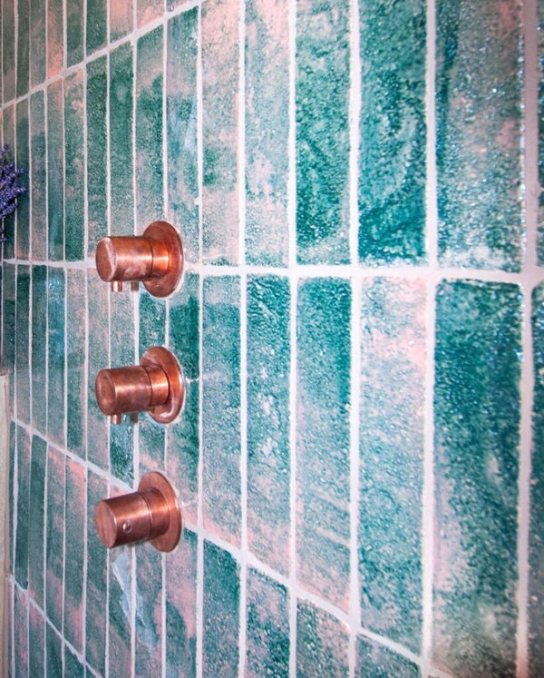 Oxido Terracotta Rectangle Tiles - 009 - Glossy Translucent