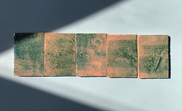 Oxido Terracotta Rectangle Tiles - 009 - Glossy Translucent