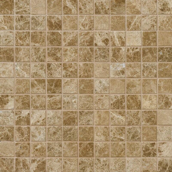 Paradise Marble 25 mm Square Stackbond Mosaic - Polished