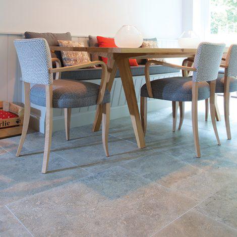 Pembroke Grey Limestone Tiles - Brushed