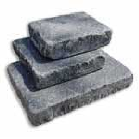 Pierre Noir Limestone Cobble Stones - Tumbled