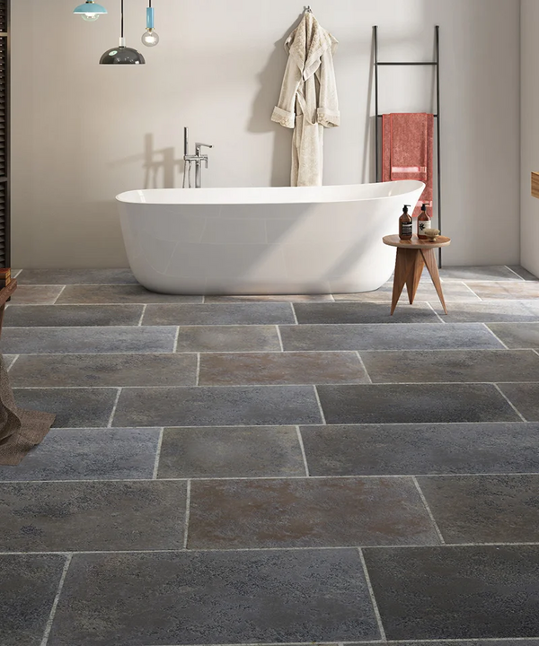 Pierre de Abbaye Limestone Tiles 500 Width RL - Tumbled and Brushed