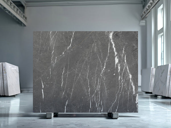 Pietra Grey Marble Slabs - FS58272604 - 3200 x 1600 x 20 mm