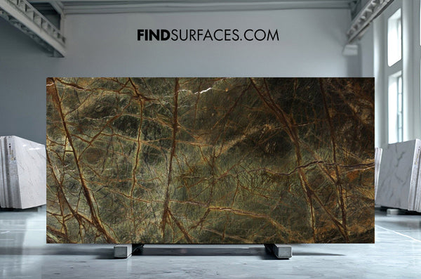 Rain Forest Green Marble Slabs - FS19521964 - 2750 x 1540 x 30 mm