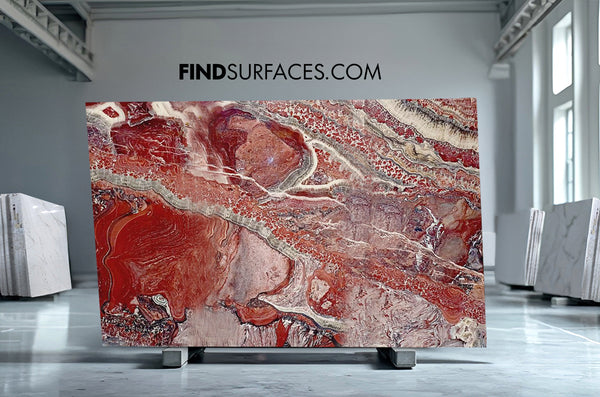 Red Onyx Slabs - FS50086993 - 2000 x 1300 x 20 mm