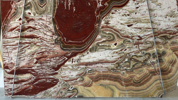 Red Onyx Slabs - FS9475432 - 2650 x 1480 x 20 mm