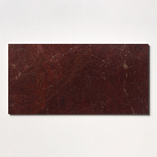 Red Bordeaux Marble Tiles - Honed