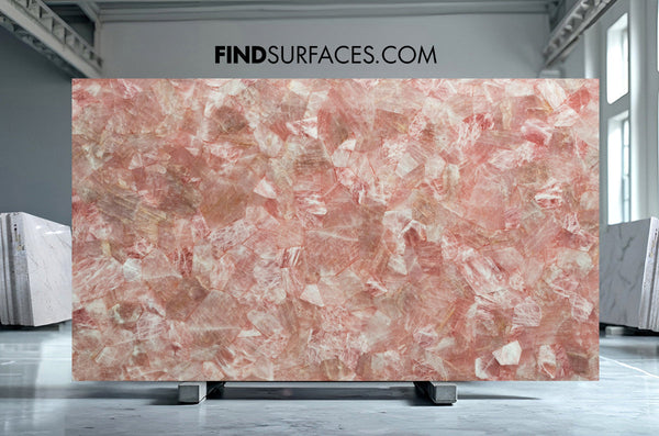 Rosa Semiprecious Slabs - FS48655976 - 2780 x 1460 x 20 mm
