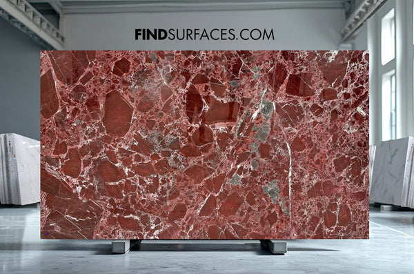 Rosso Lepanto Marble Slabs - FS34781430 - 3100 x 2000 x 20 mm