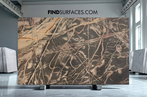 Sahara Brown Marble Slabs - FS71577379 - 3220 x 2000 x 20 mm