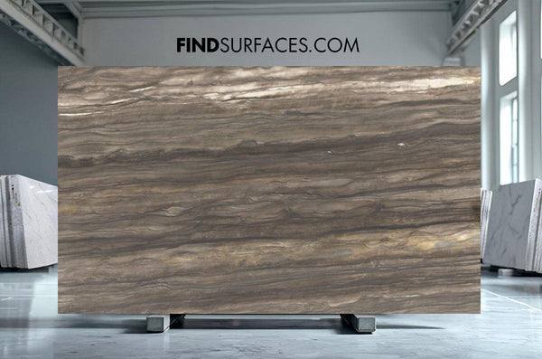 Sequoia Brown Marble Slabs - FS16686086 - 2920 x 1970 x 30 mm