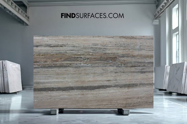 Silver Travertine Slabs - FS2263299 - 3000 x 1830 x 30 mm