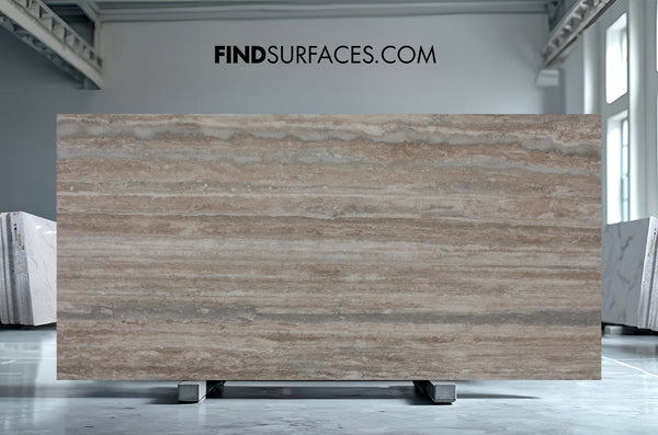 Silver Travertine Slabs - FS25930346 - 1800 x 1200 x 20 mm