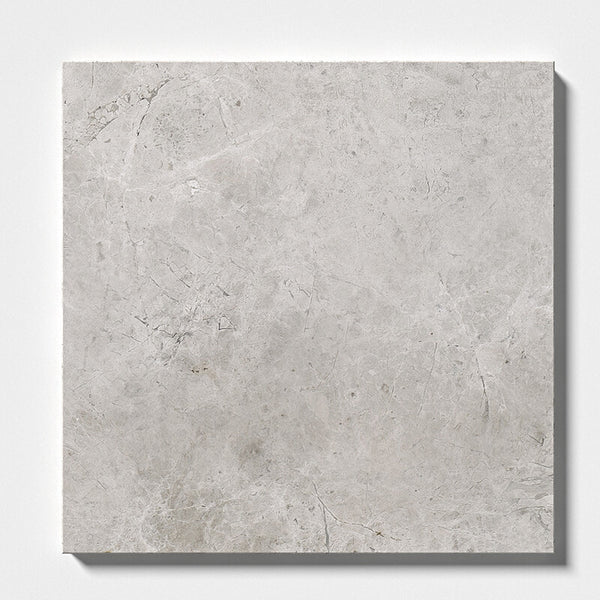 Silver Clouds Marble Tiles - Honed