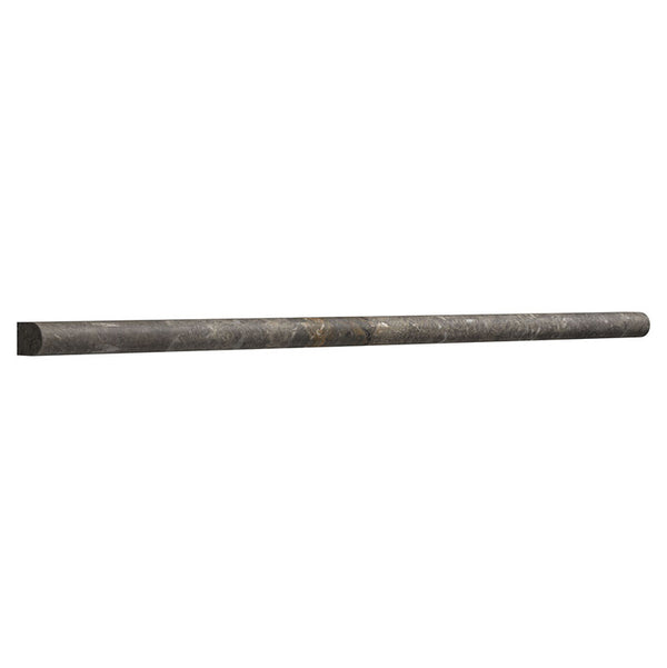 Silver Drop Marble Classic Bullnose Pencil Liner - Polished