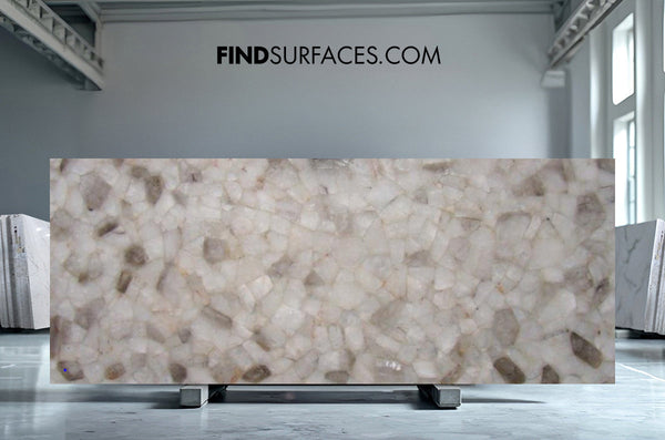 Smokey Quartz Semiprecious Slabs - FS86679850 - 3050 x 1420 x 20 mm