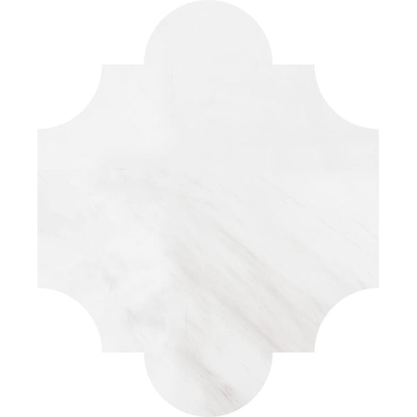 Snow White Marble San Felipe Tiles - Polished