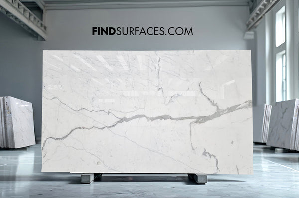 Statuario Marble Slabs - FS54045555 - 3270 x 1880 x 20 mm