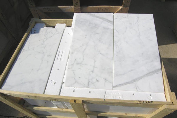 Statuario Venato Marble Tiles - Polished - FS144HDA3