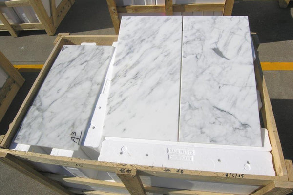 Statuario Venato Marble Tiles - Polished - FS146HDA3