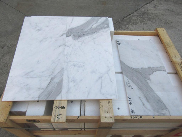 Statuario Venato Marble Tiles - Polished - FS170HDC