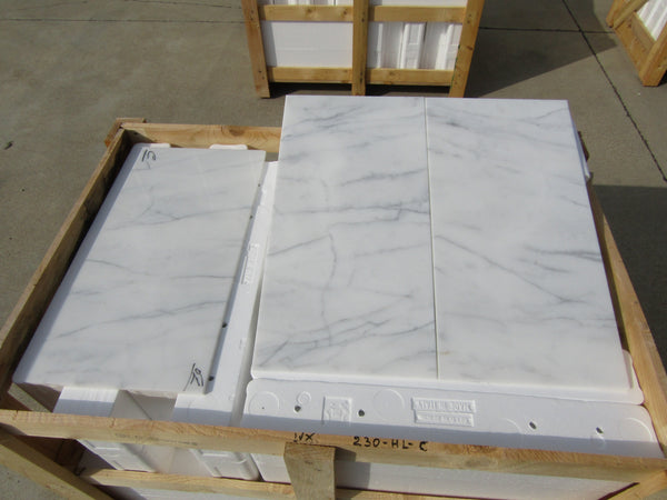 Statuario Venato Marble Tiles - Polished - FS230HLC