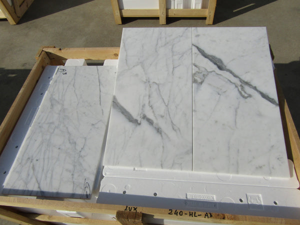 Statuario Venato Marble Tiles - Polished - FS240HLA3