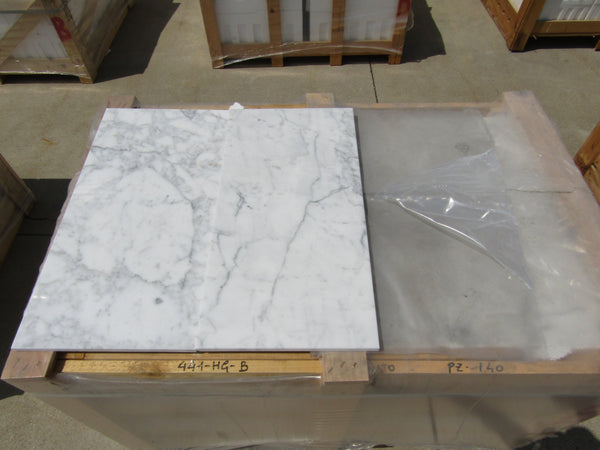 Statuario Venato Marble Tiles - Polished - FS441HGB