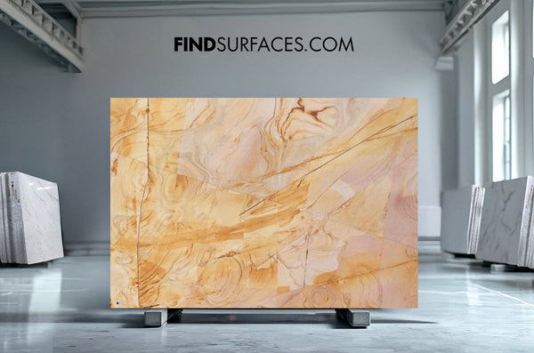 Teak Wood Marble Slabs - FS66829082 - 3150 x 1530 x 20 mm