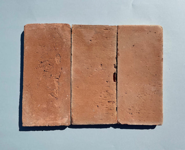 Terra Firma Natural Terracotta Square Tiles - Reds - Natural