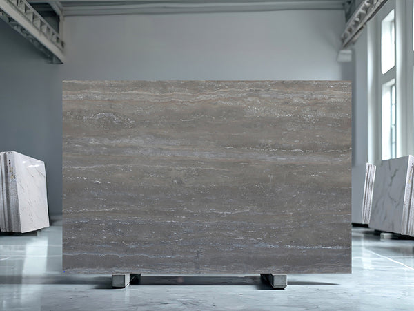 Titanium Travertine Slabs - FS19831626 - 2910 x 1750 x 20 mm