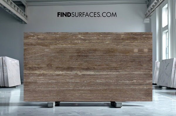Titanium Travertine Slabs - FS53184476-1 - 3000 x 1780 x 20 mm