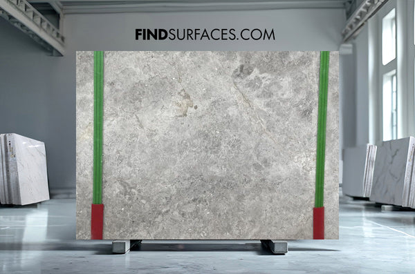 Tundra Grey Marble Slabs - FS66603599 - 1850 x 1600 x 12 mm