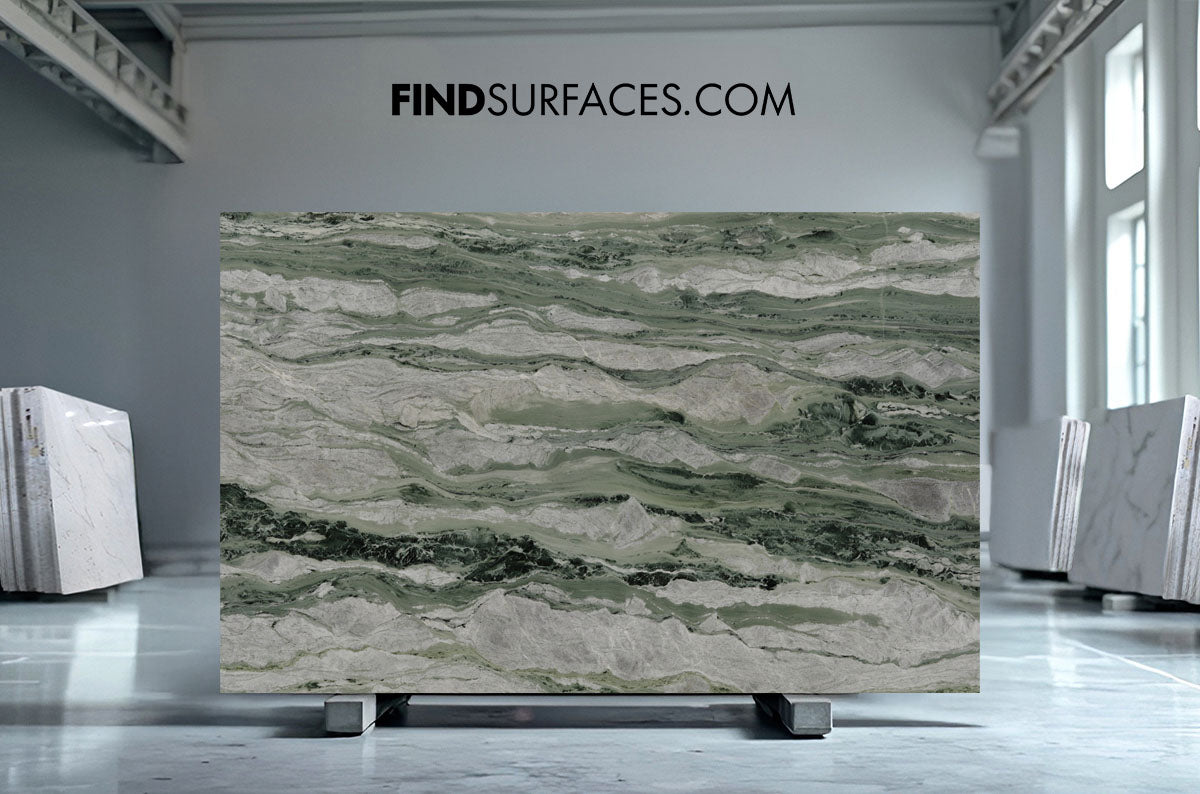 Victoria Green Marble Slabs - FS44963883-1 - 3030 x 1950 x 18 mm In ...