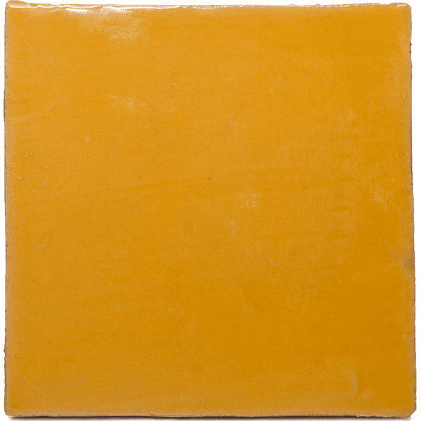 Watercolours Terracotta Square Tiles - 001 - Glossy Translucent