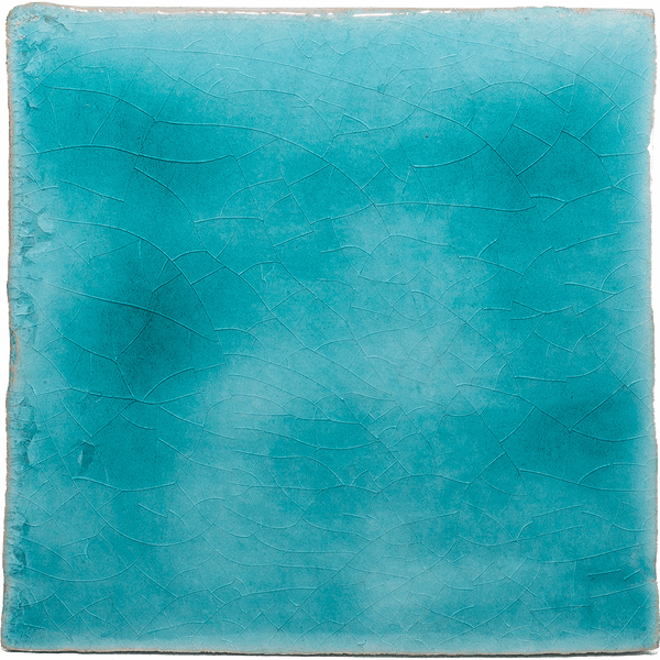 Watercolours Terracotta Rectangle Tiles - 033 - Glossy Translucent Crackle